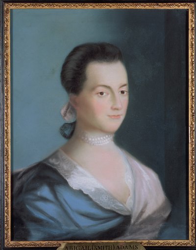 Abigail Smith Adams, c.1766 by Benjamin Blyth